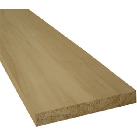 Alexandria Moulding Alexandria Moulding 0Q1X6-27048C 1 in. x 6 in. x 4 ft. Poplar Board 285624